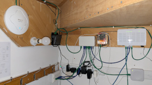 Under Stairs Networking Hub